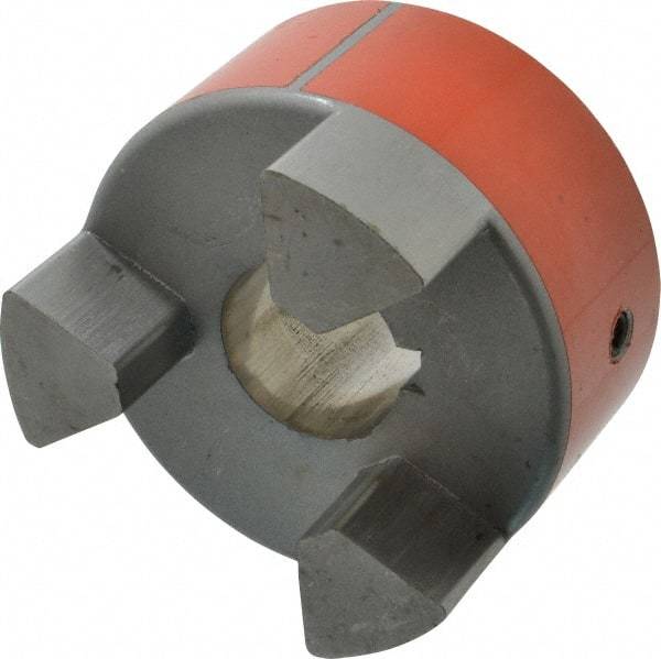 Lovejoy - 1-3/8" Max Bore Diam, Flexible Hub Coupling - 3-3/4" OD, 4-1/2" OAL, Sintered Iron - Apex Tool & Supply