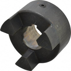 Lovejoy - 1-5/8" Max Bore Diam, Flexible Hub Coupling - 3-3/4" OD, 4-1/2" OAL, Sintered Iron - Apex Tool & Supply