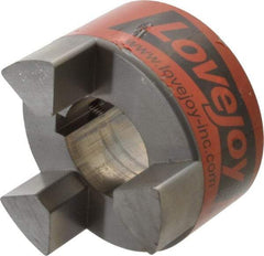 Lovejoy - 1-3/4" Max Bore Diam, Flexible Hub Coupling - 3-3/4" OD, 4-1/2" OAL, Sintered Iron - Apex Tool & Supply
