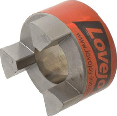 Lovejoy - 1-7/8" Max Bore Diam, Flexible Hub Coupling - 3-3/4" OD, 4-1/2" OAL, Sintered Iron - Apex Tool & Supply