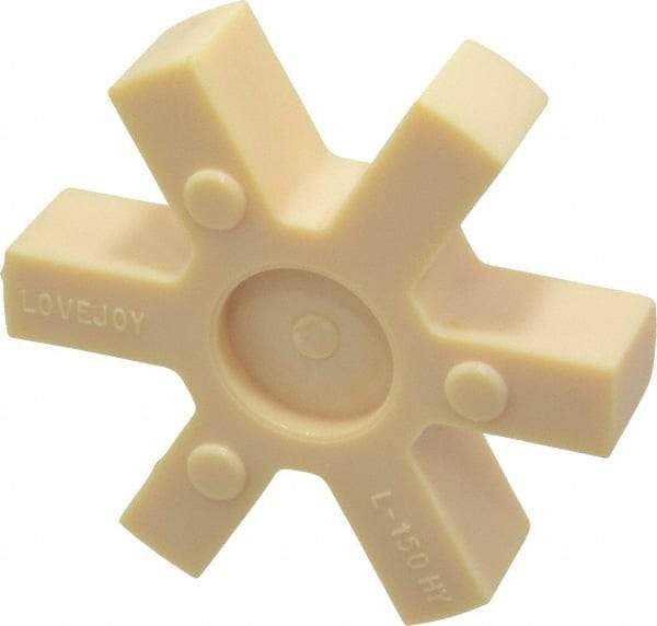 Lovejoy - Flexible Coupling Spider - 3-3/4" OD, 4-1/2" OAL, Hytrel, Order 2 Hubs & 1 Spider for Complete Coupling - Apex Tool & Supply