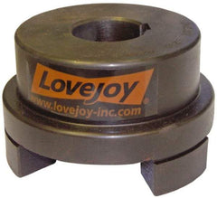 Lovejoy - 1" Max Bore Diam, Flexible Hub Coupling - 4-1/2" OD, 4.88" OAL, Sintered Iron - Apex Tool & Supply
