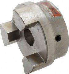 Lovejoy - 1-1/4" Max Bore Diam, Flexible Hub Coupling - 4-1/2" OD, 4.88" OAL, Sintered Iron - Apex Tool & Supply