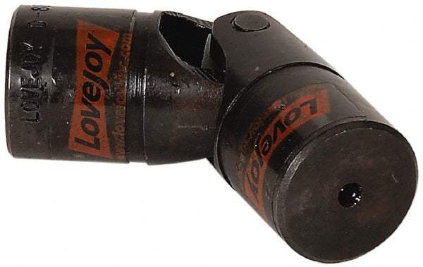 Lovejoy - 2-3/4" Bore Depth, 65,400 In/Lbs. Torque, D-Type Single Universal Joint - 1-1/2" Inside x 3" Outside Diam, 9-1/16" OAL - Apex Tool & Supply