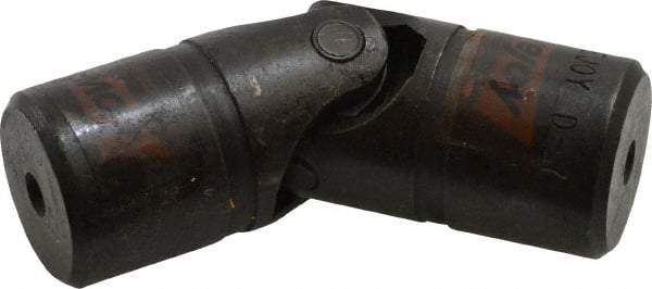 Lovejoy - 1" Bore Depth, 2,880 In/Lbs. Torque, D-Type Single Universal Joint - 9/16" Inside x 1-1/8" Outside Diam, 3-1/2" OAL - Apex Tool & Supply
