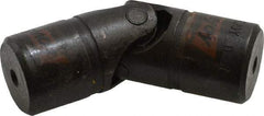 Lovejoy - 1" Bore Depth, 2,880 In/Lbs. Torque, D-Type Single Universal Joint - 9/16" Inside x 1-1/8" Outside Diam, 3-1/2" OAL - Apex Tool & Supply