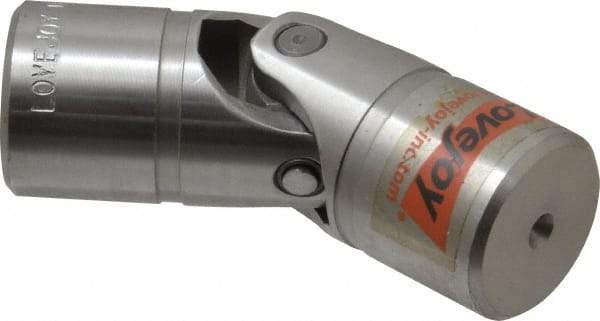 Lovejoy - 1-1/16" Bore Depth, 5,220 In/Lbs. Torque, D-Type Single Universal Joint - 5/8" Inside x 1-1/4" Outside Diam, 3-3/4" OAL - Apex Tool & Supply