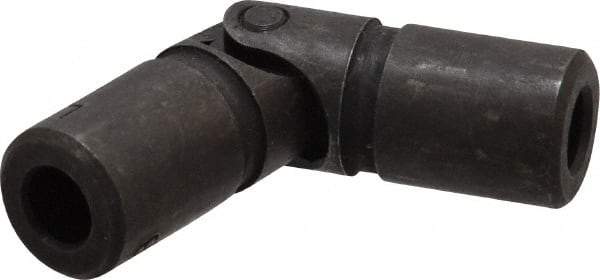 Lovejoy - 5/8" Bore Depth, 378 In/Lbs. Torque, D-Type Single Universal Joint - 1/4" Inside x 1/2" Outside Diam, 2" OAL - Apex Tool & Supply