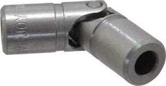 Lovejoy - 11/16" Bore Depth, 540 In/Lbs. Torque, D-Type Single Universal Joint - 5/16" Inside x 5/8" Outside Diam, 2-1/4" OAL - Apex Tool & Supply