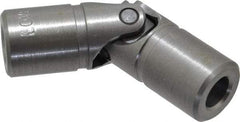 Lovejoy - 7/8" Bore Depth, 768 In/Lbs. Torque, D-Type Single Universal Joint - 3/8" Inside x 3/4" Outside Diam, 2-11/16" OAL - Apex Tool & Supply