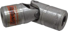 Lovejoy - 1" Bore Depth, 2,880 In/Lbs. Torque, D-Type Single Universal Joint - 9/16" Inside x 1-1/8" Outside Diam, 3-1/2" OAL - Apex Tool & Supply