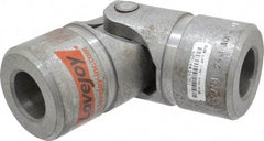 Lovejoy - 1-1/2" Bore Depth, 15,600 In/Lbs. Torque, D-Type Single Universal Joint - 1" Inside x 2" Outside Diam, 5-7/16" OAL - Apex Tool & Supply