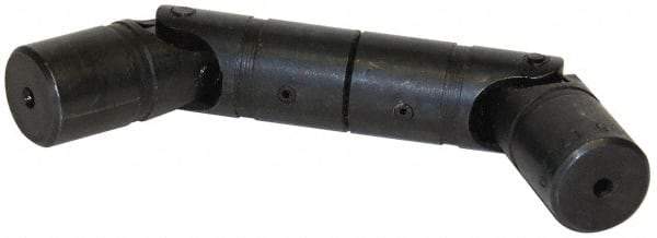 Lovejoy - 1-3/8" Bore Depth, 10,680 In/Lbs. Torque, DD-Type Double Universal Joint - 7/8" Inside x 1-3/4" Outside Diam, 10" OAL - Apex Tool & Supply