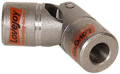 Lovejoy - 1-3/16" Bore Depth, 5,280 In/Lbs. Torque, D-Type Single Universal Joint - 3/4" Inside x 1-1/2" Outside Diam, 4-1/4" OAL - Apex Tool & Supply
