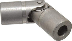 Lovejoy - 1" Bore Depth, 1,040 In/Lbs. Torque, D-Type Single Universal Joint - 1/2" Inside x 1" Outside Diam, 3-3/8" OAL - Apex Tool & Supply