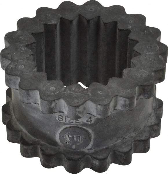 Lovejoy - 4 One Piece Solid Flexible Coupling Sleeve Insert - 2.31" OD, 1-1/4" OAL, EPDM - Apex Tool & Supply