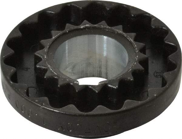 Lovejoy - 1" Max Bore Diam, 1/4" x 1/8" Keyway Width x Depth, Flexible Coupling Hub - 2.046" OD, 2.38" OAL, Cast Iron - Apex Tool & Supply