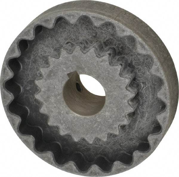 Lovejoy - 1" Max Bore Diam, 1/4" x 1/8" Keyway Width x Depth, Flexible Coupling Hub - 4" OD, 3-1/2" OAL, Cast Iron - Apex Tool & Supply