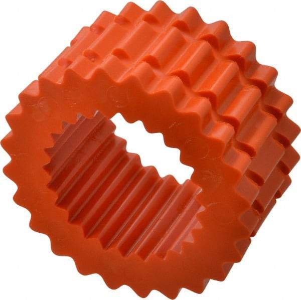 Lovejoy - 7 One Piece Solid Flexible Coupling Sleeve Insert - 4.34" OD, 2.19" OAL, Hytrel - Apex Tool & Supply