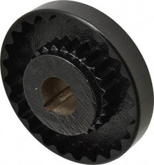 Lovejoy - 1-1/8" Max Bore Diam, 1/4" x 1/8" Keyway Width x Depth, Flexible Coupling Hub - 4-5/8" OD, 3.94" OAL, Cast Iron - Apex Tool & Supply