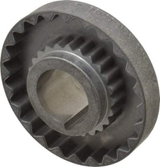 Lovejoy - 1-5/8" Max Bore Diam, 3/8" x 3/16" Keyway Width x Depth, Flexible Coupling Hub - 4-5/8" OD, 3.94" OAL, Cast Iron - Apex Tool & Supply
