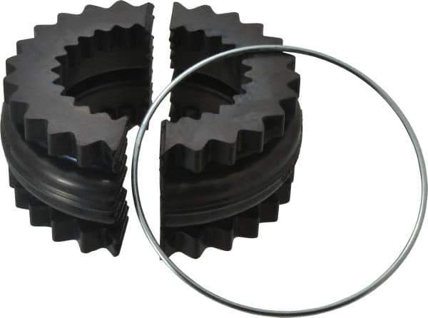 Lovejoy - 8 Two Piece Flexible Coupling Sleeve Insert - 5.06" OD, 2-1/2" OAL, EPDM - Apex Tool & Supply