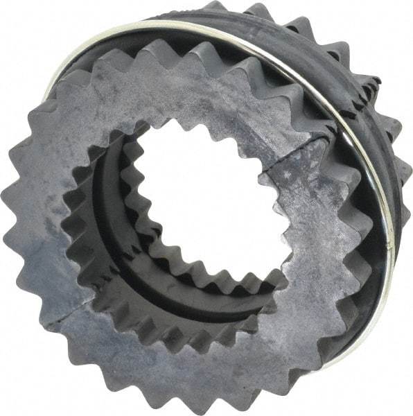 Lovejoy - 9 Two Piece Flexible Coupling Sleeve Insert - 6" OD, 3" OAL, EPDM - Apex Tool & Supply