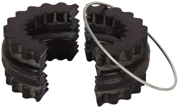 Lovejoy - 10 Two Piece Flexible Coupling Sleeve Insert - 7.06" OD, 3.44" OAL, EPDM - Apex Tool & Supply