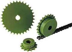 Poly Hi Solidur - 18 Teeth, 3/8" Chain Pitch, Chain Size 35, Roller Chain Sprockets - Apex Tool & Supply