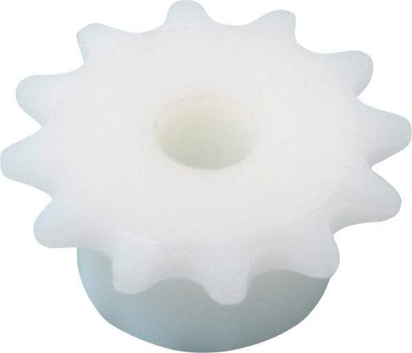 Poly Hi Solidur - 12 Teeth, 1/4" Chain Pitch, Chain Size 25, Roller Chain Sprockets - Apex Tool & Supply