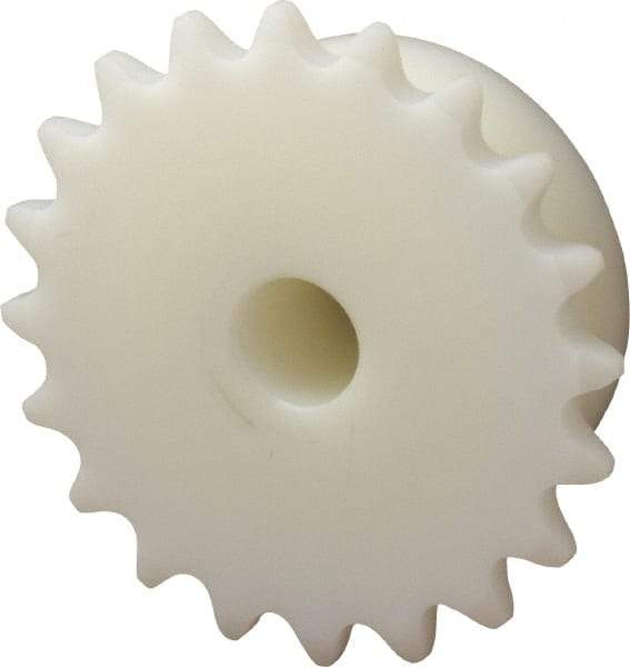 Poly Hi Solidur - 20 Teeth, 3/8" Chain Pitch, Chain Size 35, Roller Chain Sprockets - Apex Tool & Supply