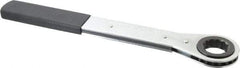 Lang - 1-5/16" 12 Point Ratcheting Box Wrench - Single End, 15-1/2" OAL, Steel, Nickel Chrome Finish - Apex Tool & Supply