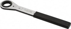Lang - 30mm 12 Point Ratcheting Box Wrench - Single End, 12" OAL, Steel, Nickel Chrome Finish - Apex Tool & Supply