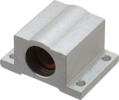 Pacific Bearing - 3/8" ID, 1-3/4" OAW x 1.313" OAL x 0.938" OAH Closed Single Pillow Block - 1-5/16 Inch Overall Length x 15/16 Inch Overall Height x 1-3/4 Inch Width, - Apex Tool & Supply