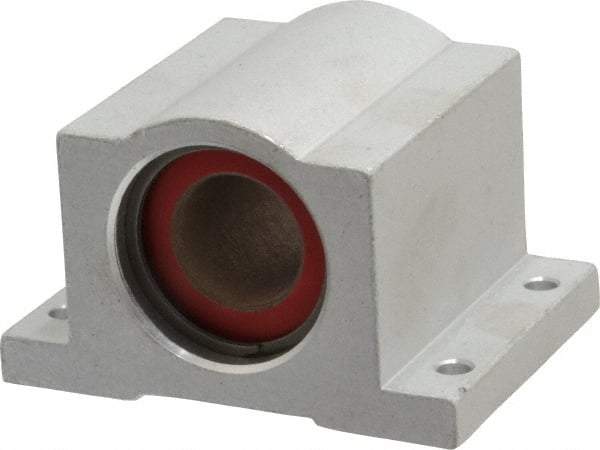 Pacific Bearing - 3/4" ID, 2-3/4" OAW x 2.063" OAL x 1-3/4" OAH Closed Single Pillow Block - 2-1/16 Inch Overall Length x 1-3/4 Inch Overall Height x 2-3/4 Inch Width, - Apex Tool & Supply