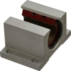 Pacific Bearing - 5/8" ID, 2-1/2" OAW x 1.938" OAL x 1-5/8" OAH Open Single Pillow Block - 1-15/16 Inch Overall Length x 1-5/8 Inch Overall Height x 2-1/2 Inch Width, - Apex Tool & Supply