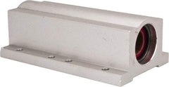 Pacific Bearing - 1/2" ID, 3-1/2" OAL x 1-1/4" OAH Closed Twin Pillow Block - 3-1/2 Inch Overall Length x 1-1/4 Inch Overall Height x 2 Inch Width, - Apex Tool & Supply
