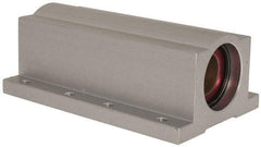 Pacific Bearing - 3/4" ID, 4-1/2" OAL x 1-3/4" OAH Closed Twin Pillow Block - 4-1/2 Inch Overall Length x 1-3/4 Inch Overall Height x 2-3/4 Inch Width, - Apex Tool & Supply