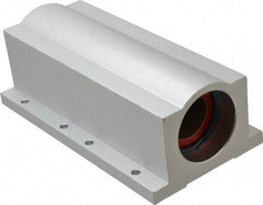 Pacific Bearing - 1-1/2" ID, 9" OAL x 3-1/4" OAH Closed Twin Pillow Block - 9 Inch Overall Length x 3-1/4 Inch Overall Height x 4-3/4 Inch Width, - Apex Tool & Supply