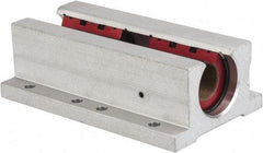 Pacific Bearing - 1/2" ID, 3-1/2" OAL x 1-1/4" OAH Open Twin Pillow Block - 3-1/2 Inch Overall Length x 1-1/4 Inch Overall Height x 2 Inch Width, - Apex Tool & Supply