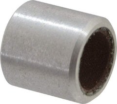 Pacific Bearing - 1/4" Inside x 3/8" Outside Diam, Aluminum Anti-Friction Sleeve Bearing - 3/8" OAL - Apex Tool & Supply