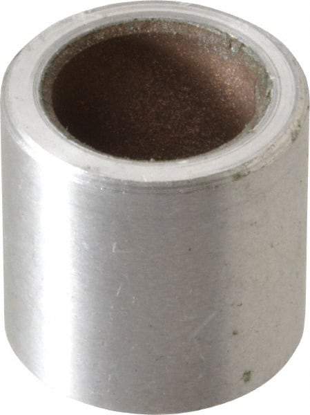 Pacific Bearing - 1/2" Inside x 3/4" Outside Diam, Aluminum Anti-Friction Sleeve Bearing - 1" OAL - Apex Tool & Supply