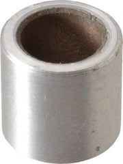 Pacific Bearing - 1/2" Inside x 3/4" Outside Diam, Aluminum Anti-Friction Sleeve Bearing - 1" OAL - Apex Tool & Supply