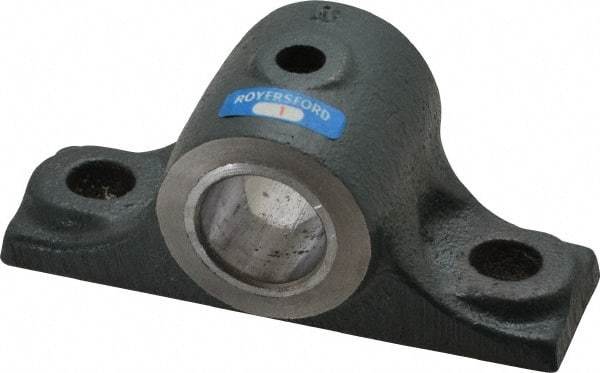 Made in USA - 4-5/8" OALSolid Bearing - Cast Iron - Apex Tool & Supply