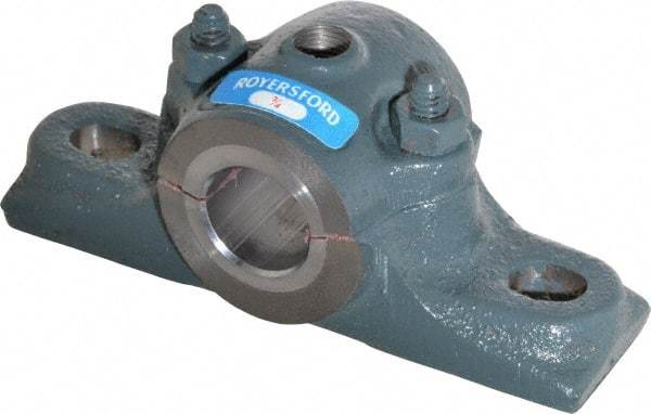 Made in USA - 4-1/4" OALSplit Bearing - Cast Iron - Apex Tool & Supply