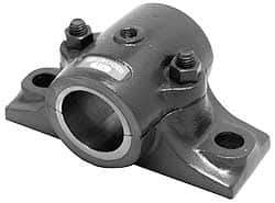 Made in USA - 7-1/2" OALSplit Bearing - Cast Iron - Apex Tool & Supply