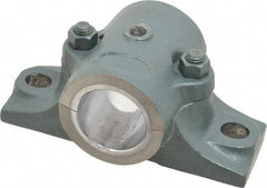 Made in USA - 7-1/2" OALSplit Bearing - Cast Iron - Apex Tool & Supply