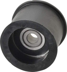 Fenner Drives - 3/8 Inside x 2.07" Outside Diam, 1.37" Wide Pulley Slot, Glass Reinforced Nylon Idler Pulley - For Use with Flat Belts, 1-1/8" Wide - Apex Tool & Supply