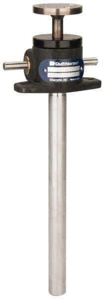 Duff-Norton - 1/4 Ton Capacity, 9" Lift Height, Upright Mechanical Screw Actuator - Top Plate - Apex Tool & Supply