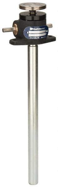 Duff-Norton - 1/2 Ton Capacity, 12" Lift Height, Upright Mechanical Screw Actuator - Top Plate - Apex Tool & Supply